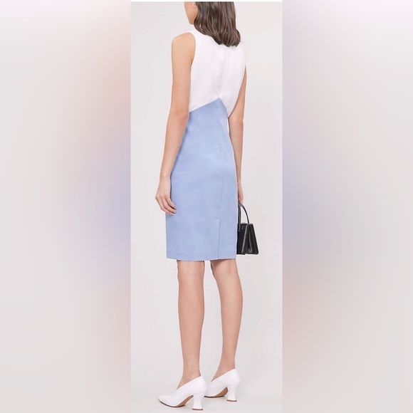 Ted Baker Zamelid Sleeveless Color Block Pencil Sheath Dress w Front Keyhole - Picture 8 of 10